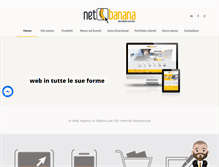 Tablet Screenshot of netbanana.it